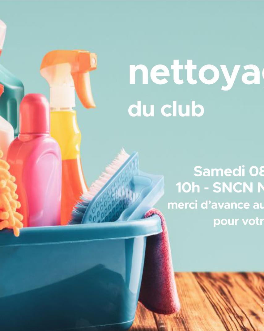 nettoyages du club